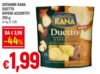 Galassia GIOVANNI RANA DUETTO RIPIENI ASSORTITI 250 g offerta
