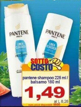 Pewex pantene shampoo 225 ml/ balsamo 180 ml offerta