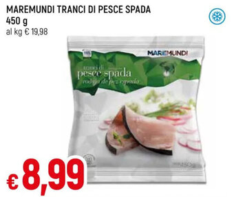 MAREMUNDI TRANCI DI PESCE SPADA 450 g