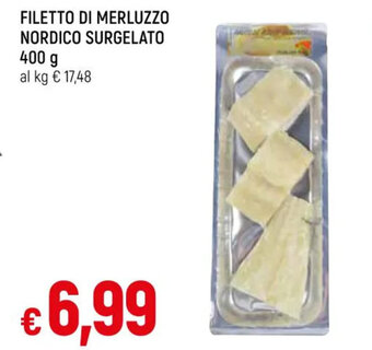 Galassia FILETTO DI MERLUZZO NORDICO SURGELATO 400 g offerta