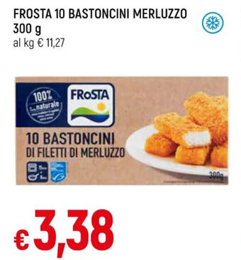 Galassia FROSTA 10 BASTONCINI MERLUZZO 300 g offerta