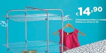 Ipercoop Stendibiancheria a torre modello apollo 30 offerta