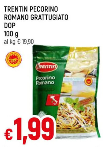 Galassia TRENTIN PECORINO ROMANO GRATTUGIATO DOP 100 g offerta