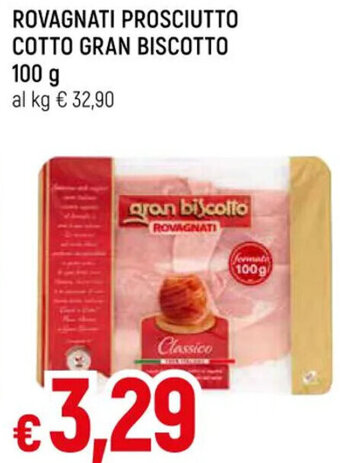 Galassia ROVAGNATI PROSCIUTTO COTTO GRAN BISCOTTO 100 g offerta