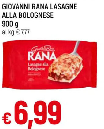 Galassia GIOVANNI RANA LASAGNE ALLA BOLOGNESE 900 g offerta