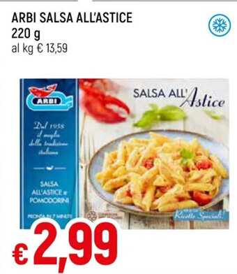 ARBI SALSA ALL'ASTICE 220 g