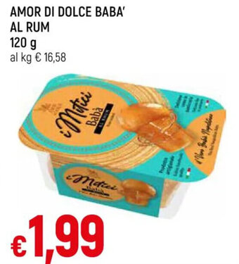 Galassia AMOR DI DOLCE BABA' AL RUM 120 g offerta