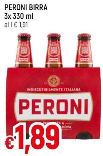 Galassia PERONI BIRRA 3x 330 ml offerta