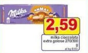 Pewex milka cioccolata extra golose 270/300 g offerta
