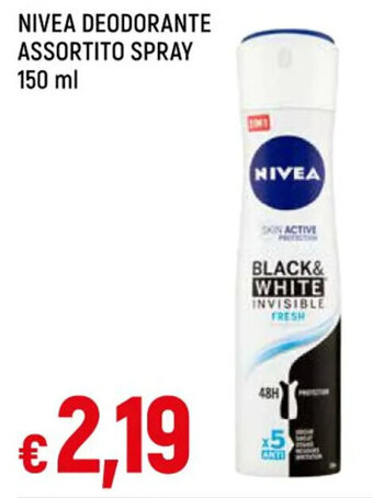 Galassia NIVEA DEODORANTE ASSORTITO SPRAY 150 ml offerta