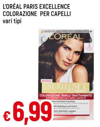 Galassia L'ORÉAL PARIS EXCELLENCE COLORAZIONE PER CAPELLI vari tipi offerta