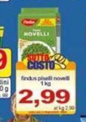 Pewex findus piselli novelli 1 kg offerta