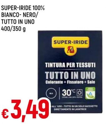 Galassia SUPER-IRIDE 100% BIANCO- NERO/ TUTTO IN UNO 400/350 g offerta