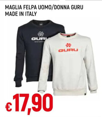 Galassia MAGLIA FELPA UOMO/DONNA GURU offerta