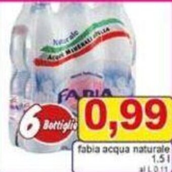 fabia acqua naturale 1,5 l