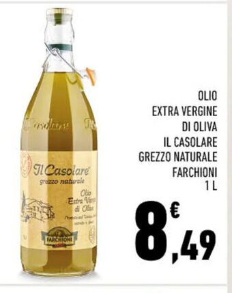 Conad OLIO EXTRA VERGINE DI OLIVA IL CASOLARE GREZZO NATURALE FARCHIONI 1 l offerta