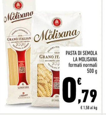 Conad PASTA DI SEMOLA LA MOLISANA formati normali 500 g offerta