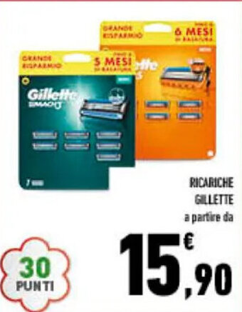 Conad RICARICHE GILLETTE offerta