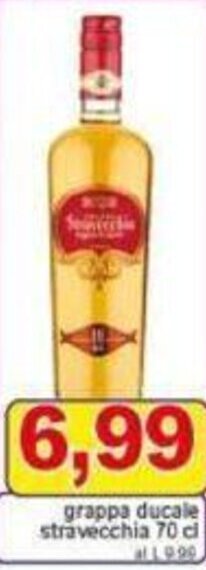 Pewex grappa ducale stravecchia 70 cl offerta