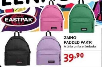 EASTPAK ZAINO PADDED PAK'R