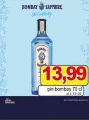 gin bombay 70 cl