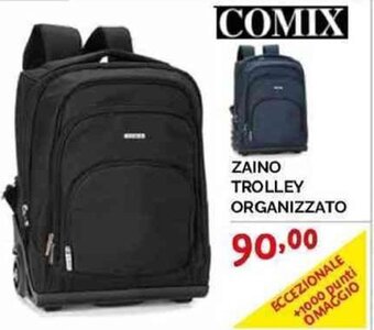 Orizzonte COMIX ZAINO TROLLEY ORGANIZZATO offerta