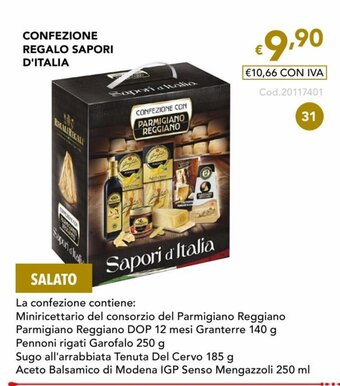 Migross Superstore CONFEZIONE REGALO SAPORI D'ITALIA offerta