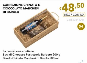 Migross Superstore CONFEZIONE CHINATO E CIOCCOLATO MARCHESI DI BAROLO offerta