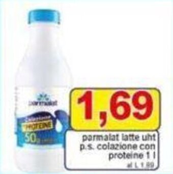 Pewex parmalat latte uht p.s. colazione con proteine 1L offerta