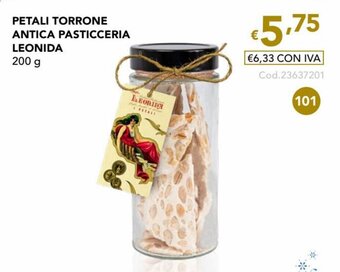 PETALI TORRONE ANTICA PASTICCERIA LEONIDA 200 g