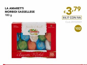 LA AMARETTI MORBIDI SASSELLESE 180 g