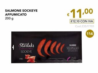 SALMONE SOCKEYE AFFUMICATO 200 g