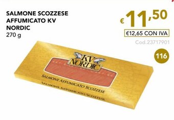 Migross Superstore SALMONE SCOZZESE AFFUMICATO KV NORDIC 270 g offerta