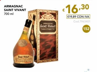 ARMAGNAC SAINT VIVANT 700 ml