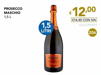 PROSECCO MASCHIO 1,5 L