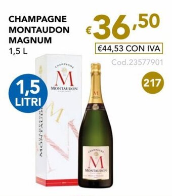 CHAMPAGNE MONTAUDON MAGNUM 1,5 L