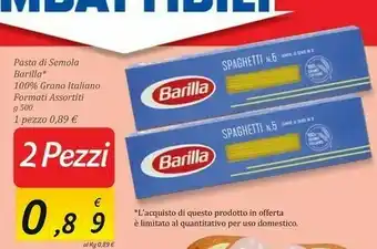 Carrefour Market Barilla Spaghetti Tagliati 500 G(ml) offerta