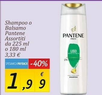 Carrefour Market Pantene Shampoo offerta