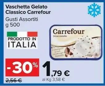 Carrefour Market Carrefour Gelato Stracchiatella 500g offerta