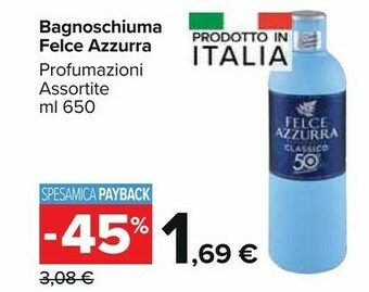 Carrefour Market Felce Azzurra Bagnoschiuma offerta