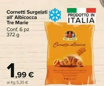 Carrefour Market Tre Marie Cronetti Surgelati All' Albicocca offerta