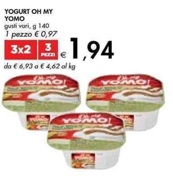 Bennet YOGURT OH MY YOMO gusti vari, g 140 offerta