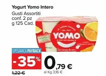 Carrefour Market Yomo 100% Naturale Da Bere Agrumi Di Sicilia 250 G(ml) offerta