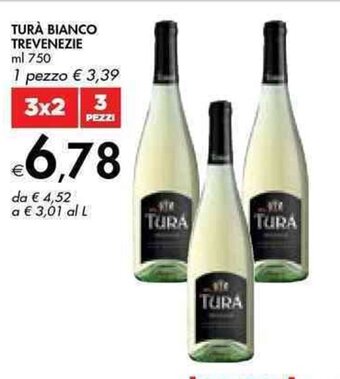 Bennet TURÀ BIANCO TREVENEZIE ml 750 offerta