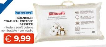 Mercatò GUANCIALE "NATURAL COTTON" BASSETTI offerta