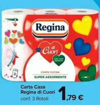 Carrefour Market Regina Di Cuori Carta Casa offerta