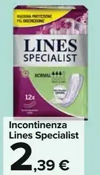 Carrefour Market Lines Specialist Incontinenza offerta