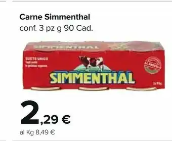 Carrefour Market Simmenthal Carne In Scatola 90g offerta