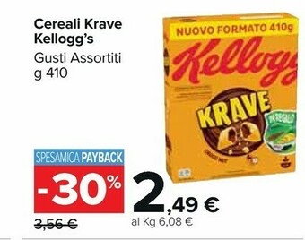 Carrefour Market Kellogg's - Krave Dark Choco 410 G(ml) offerta