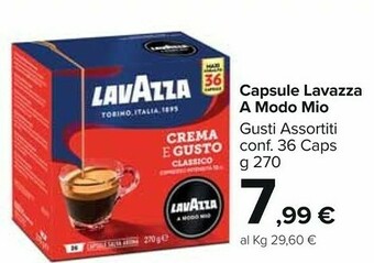 Carrefour Market Lavazza Capsule A Modo Mio offerta